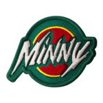 Custom embroidered logo patch with premium stitching showcasing professional embroidery craftsmanship in Ireland